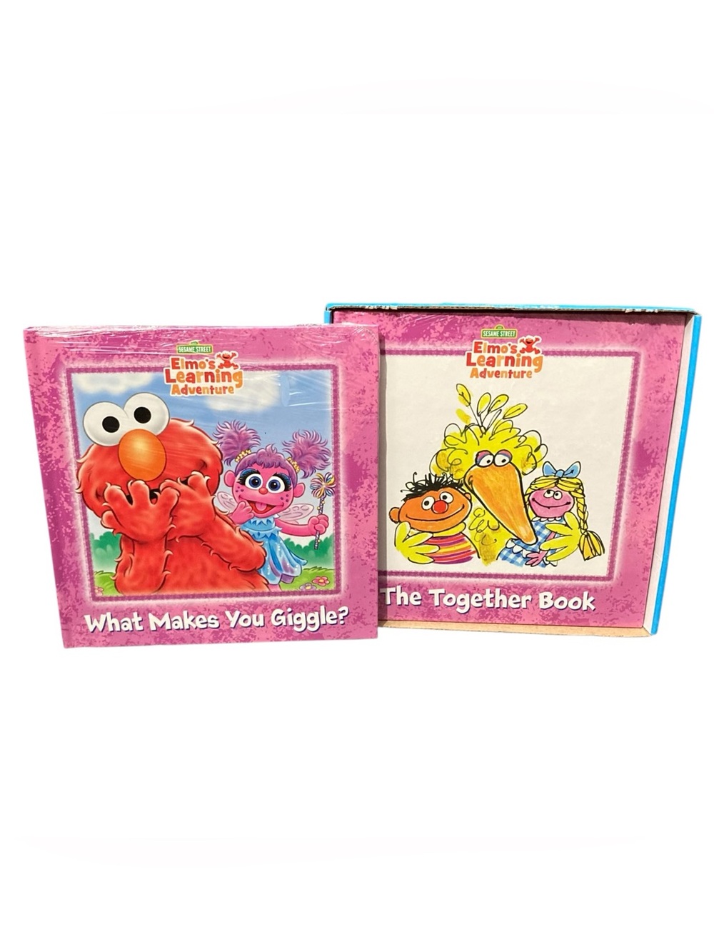NEW Sesame Street Elmo’s Learning Adventure Hardcover Books - 2-piece Lot